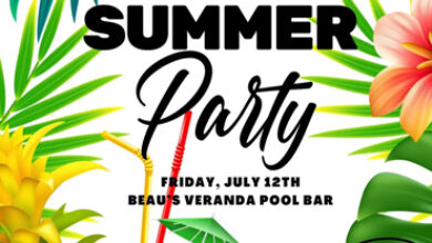 Summer Party – Beau’s Veranda Pool Bar