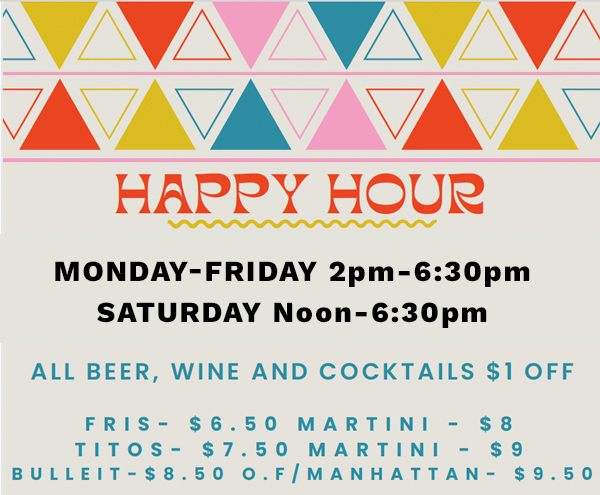Happy Hour Menu